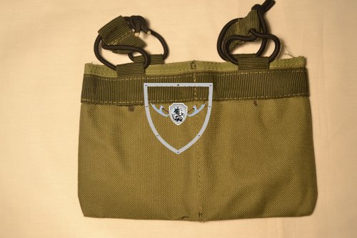 Подсумок тактический двойной, открытого типа. пт2-004